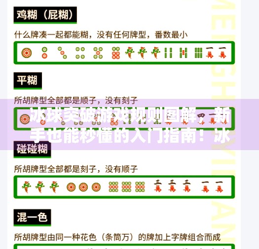 冰球突破游戏规则图解，新手也能秒懂的入门指南！冰球突破游戏规则图片